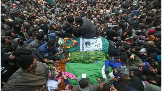 આતંકીઓની અંતિમવિધિ