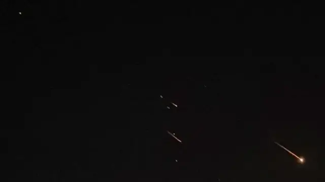 Missiles or drones raining down on Israel