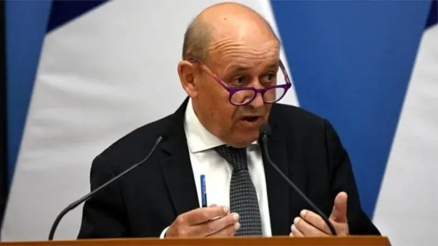 ફ્રાન્સના વિદેશમંત્રી જ્યાં ઈવરે દ્રિયાં