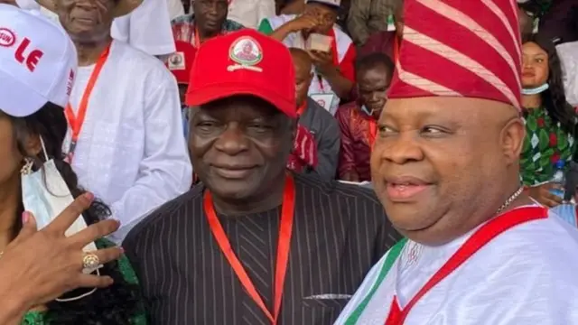 Olagunsoye Oyinlola, Adeleke ati awọn eekan ọmọ ẹgbẹ oselu PDP miran