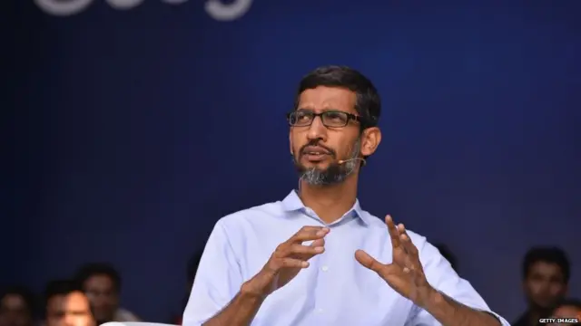 ગુગલના સીઇઓ સુંદર પિચાઈની તસવીર