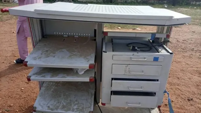 Aworan ẹrọ ayẹwo ara ti awọn janduku ji gbe