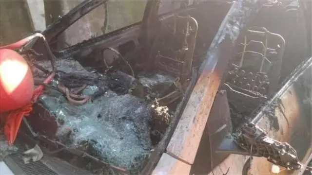 બાંગ્લાદેશમાં હિંસક પ્રદર્શન, ચૌમુહનીમાં એક ગાડીને આગા ચાંપી દેવાઈ