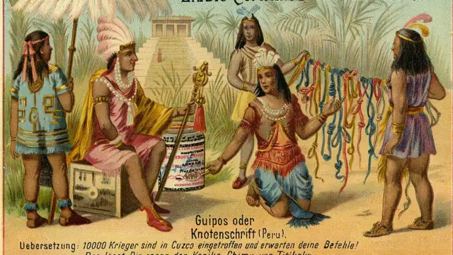 Grabado sobre los incas