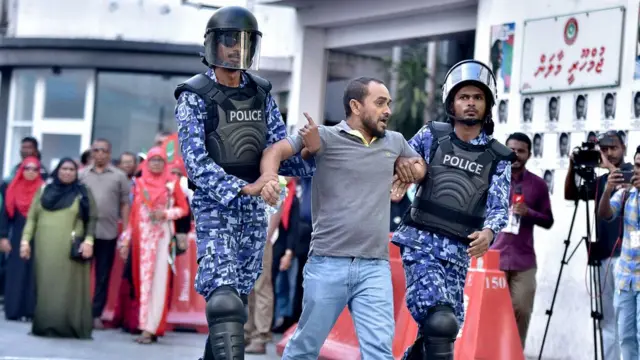 2018 फ़रवरी में मालदीव में आपातकाल लगा दिया गया था