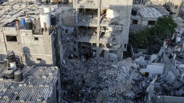 Разрушения после израильского налета на Рафах на юге сектора Газа 7 августа 2022 года