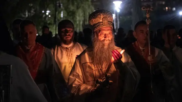 patrijarh Porfirije, crkva