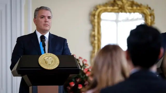 El presidente de Colombia, Iván Duque.