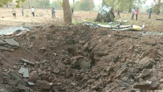 धमाके के बाद की जगह