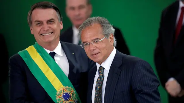 Bolsonaro e Paulo Guedes