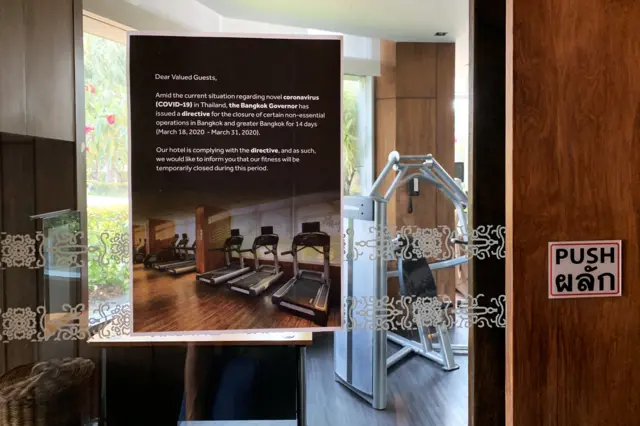 ศูนย์ออกกำลังกายก็เป็นหนึ่งในสถานที่ที่ต้องถูกปิดให้บริหาร