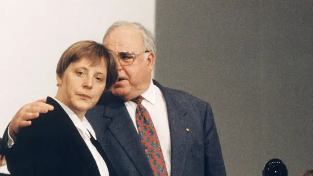 Ангела Меркель і Гельмут Коль