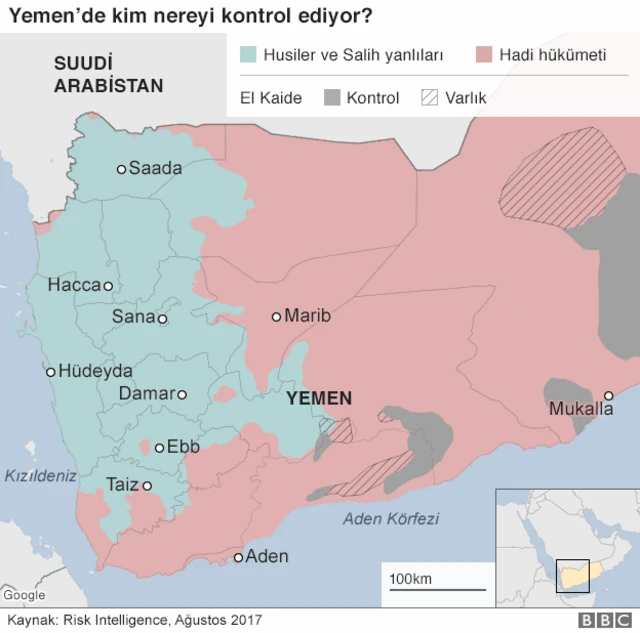 Yemen'de kim nereyi kontrol ediyor