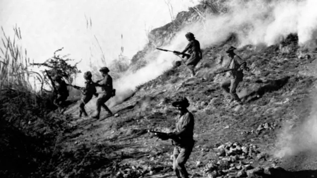 15 ડિસેમ્બર 1971ના ભારતીય સૈનિકો સિંધના નયા ચોર પર આક્રમણ કરતા