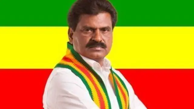 கொங்குநாடு மக்கள் தேசிய கட்சியின் பொதுச் செயலாளர் ஈ.ஆர். ஈஸ்வரன்