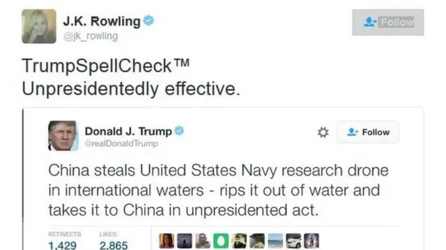 JK·羅林推特內容