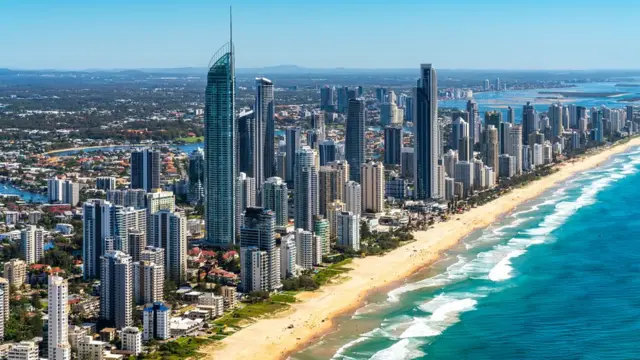 Surfers Paradise on the Gold Coast, Australia