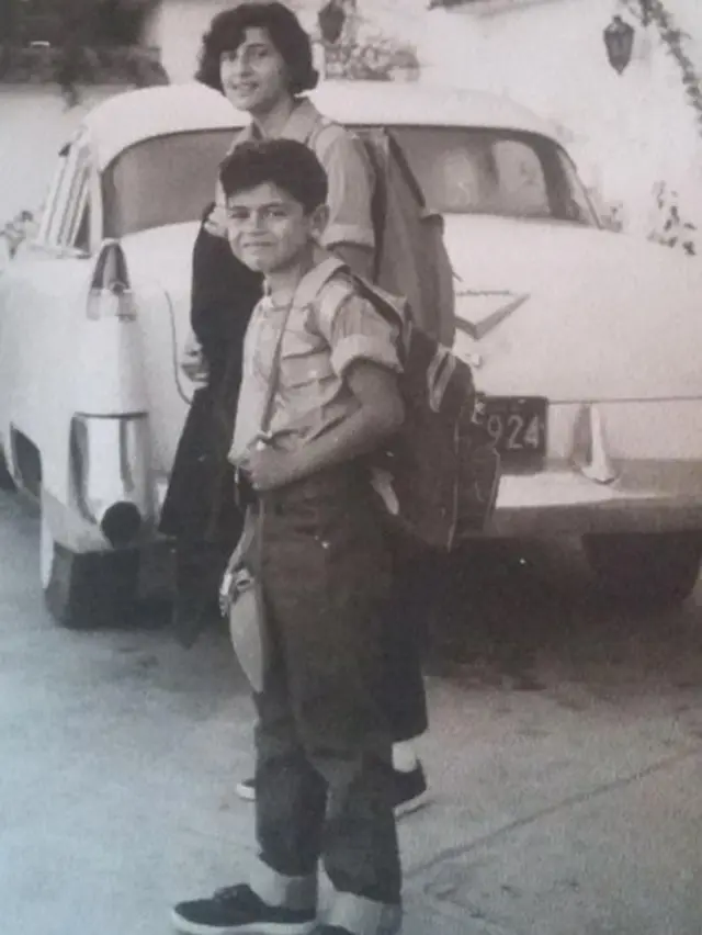 Magin Serfaty y su hermana