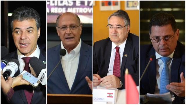 Beto Richa, Gerlado Alckmin, Raimundo Colombo e Marconi Perillo