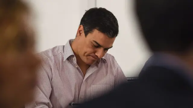 Pedro Sánchez, líder del PSOE