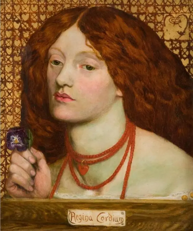 'Regina Cordium' (1860),cassino 10 reaisDante Gabriel Rossetti