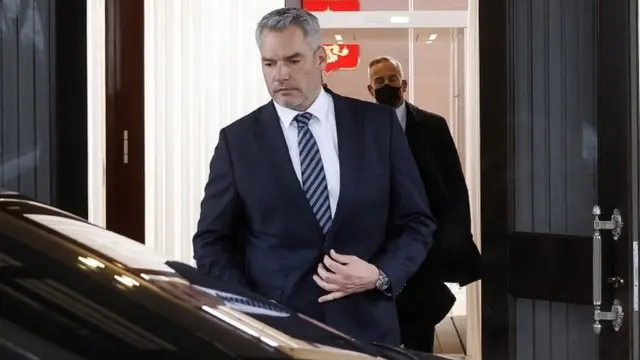 Austrian Chancellor Nehammer in Moscow