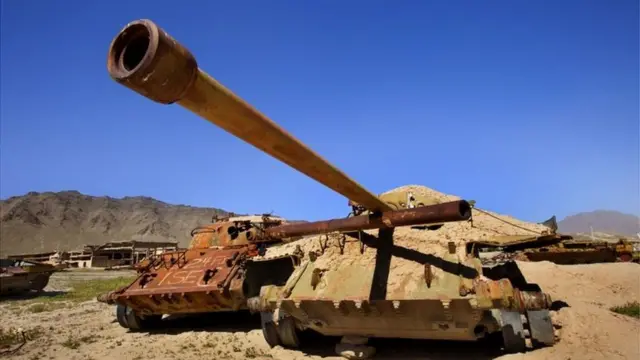 2009 માં ટ્રેનિંગ માટે વપરાતી રશિયન ટૅન્ક