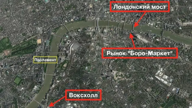 Карта местности