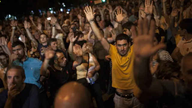 Протесты в Ереване