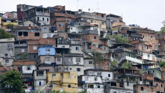 Favela carioca em foto de arquivo