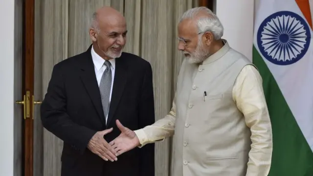 नरेंद्र मोदी और अशरफ़ ग़नी
