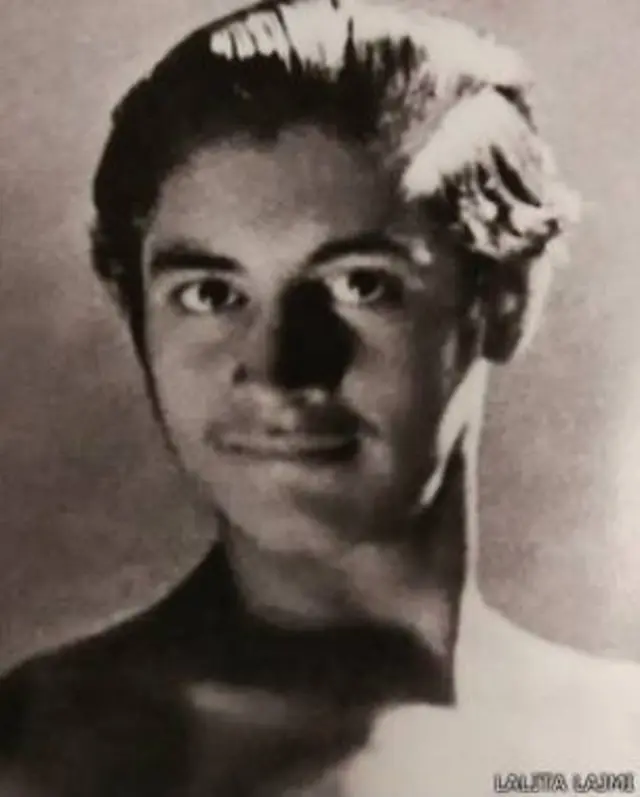 सत्रह साल की उम्र में गुरु दत्त की तस्वीर.