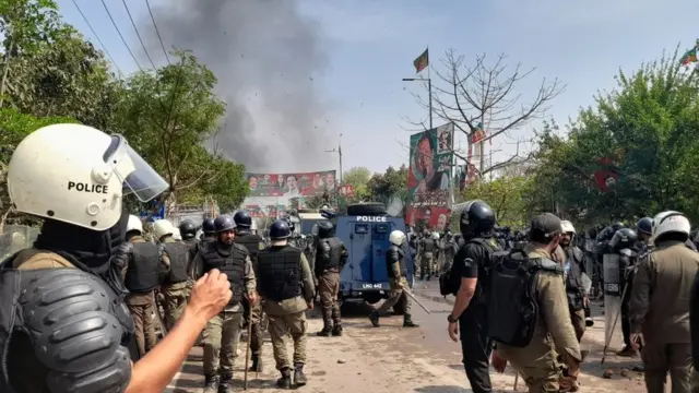 لاہور میں شیلنگ