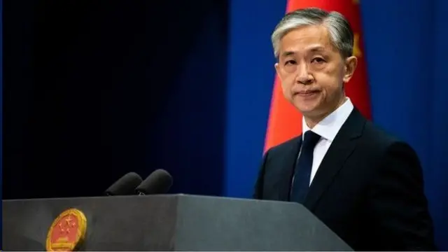 中国外交部发言人汪文斌(资料图片)
