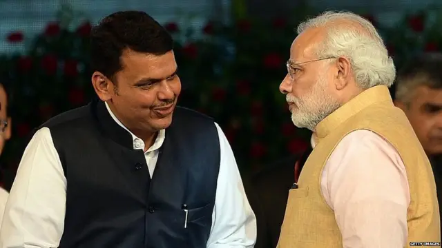 देवेंद्र फडणवीस आणि नरेंद्र मोदी