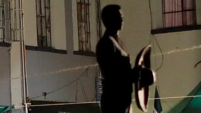 Estatua de un mariachi en Plaza Garibaldi.