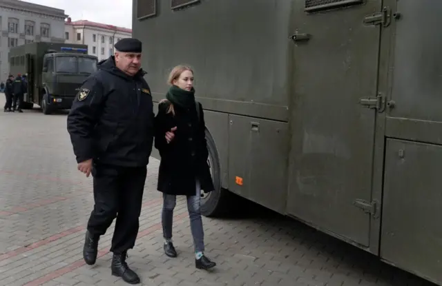 арешти у Мінську