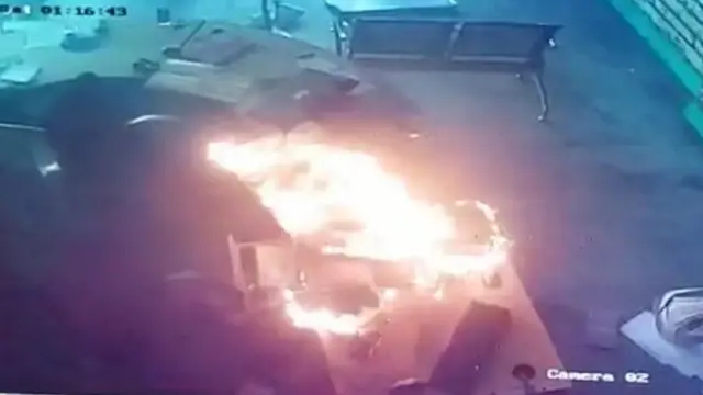 होप रुग्णालयात लागलेली आग