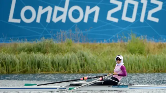 سولماز عباسی قایقران ایران در المپیک لندن