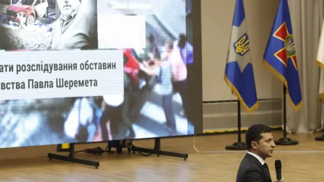 Президент Зеленський на брифінгу правоохоронців