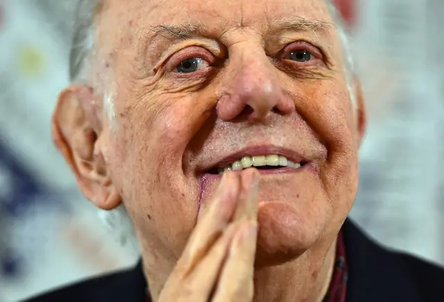 Darío Fo, en diciembre de 2013.