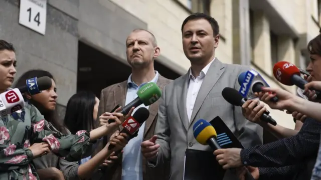 Депутати від "Народного фронту" Андрій Тетерук та Ігор Алексєєв