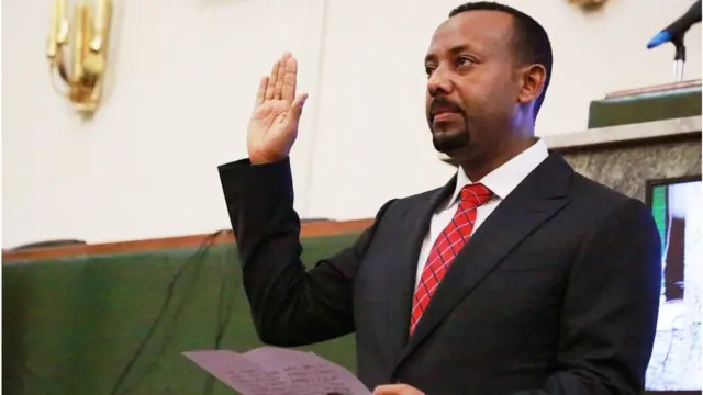 Abiy Axmed oo xilka u dhaaranaya