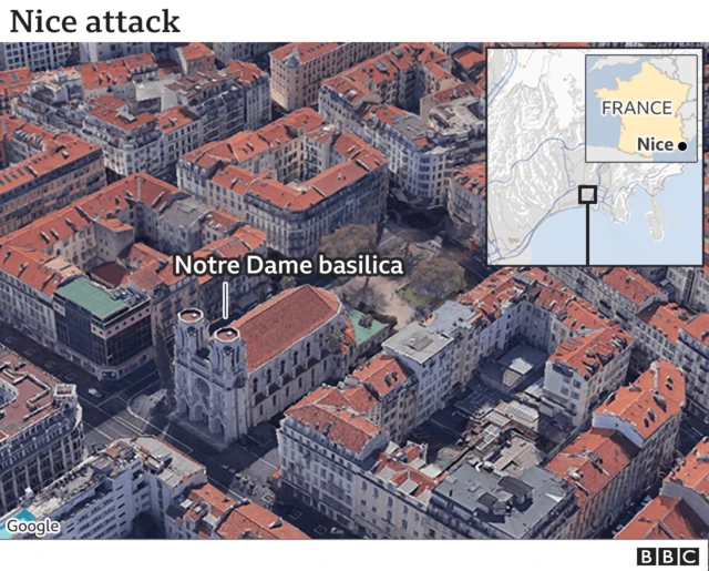 Nice terror attack France knife stabbing, decapitation for NotreDame