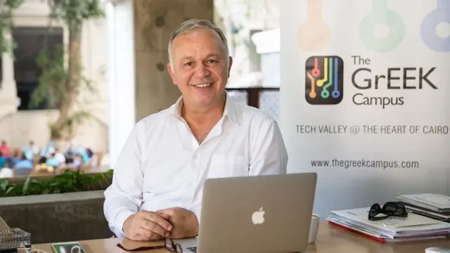 Ahmed Alfi, founder of Cairo's start-up hub The Greek Campus