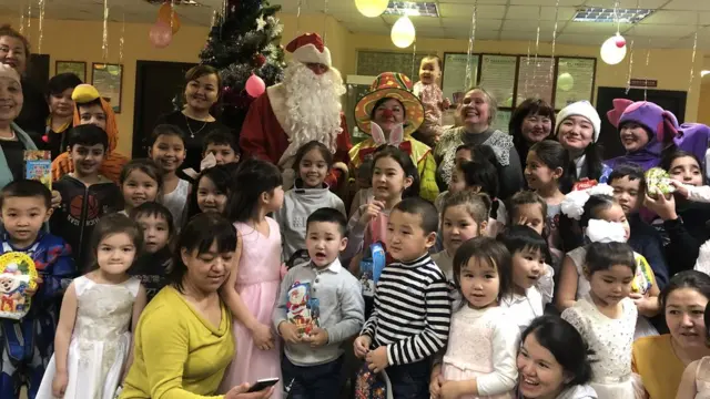 Мигрантлар болалари учун Москвада Арча байрами