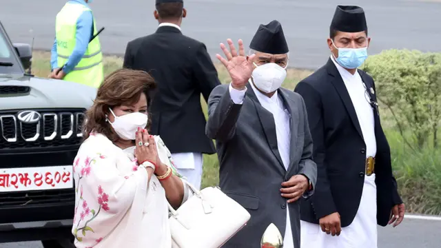 प्रधानमन्त्री देउवा भारत प्रस्थान