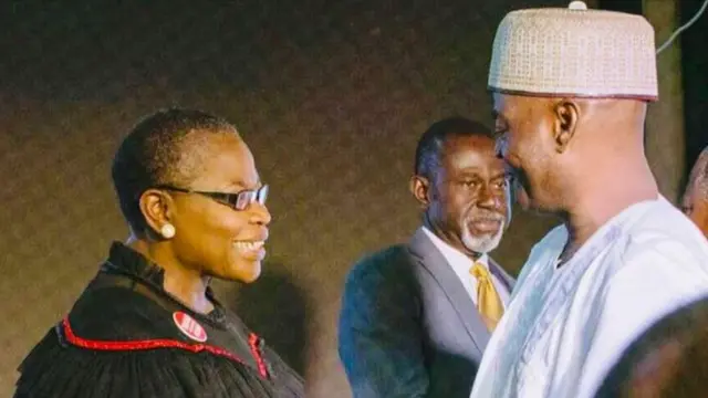 Oby Ezekwesili na onyeisioche pati ACPN mabụrụkwa onye na-azọ ọkwa osote onyeisiala, Galadima Ganiyu