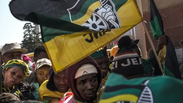 militants de l'ANC à Johannesburg en juillet 2016