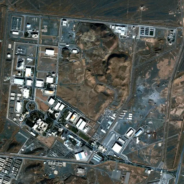 Picha ya Setilaiti inayoonesha shughuli za nyuklia nchini Iran